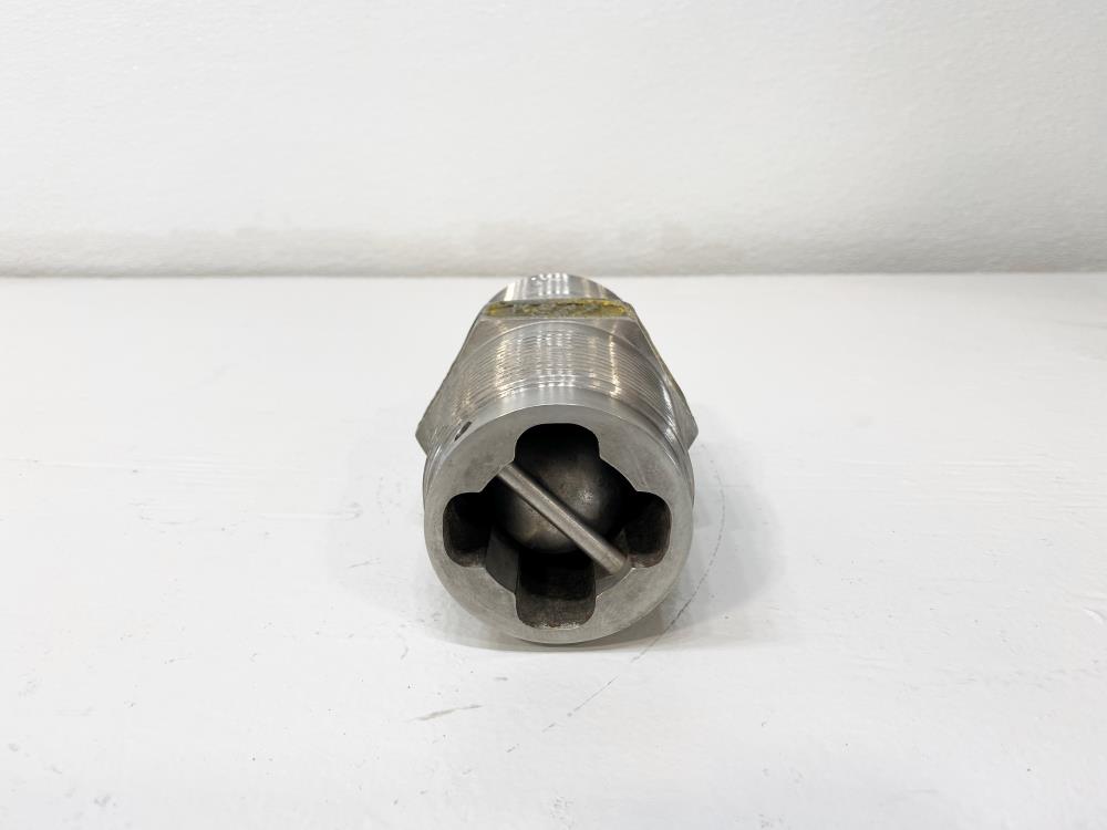 ISO 2-1/2" Threaded Ball Check Valve, CF8M Stainless Steel, 5421